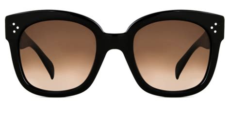 celine cl 41805 s|Celine CL41805/S New Audrey 807/HA Sunglasses in Black .